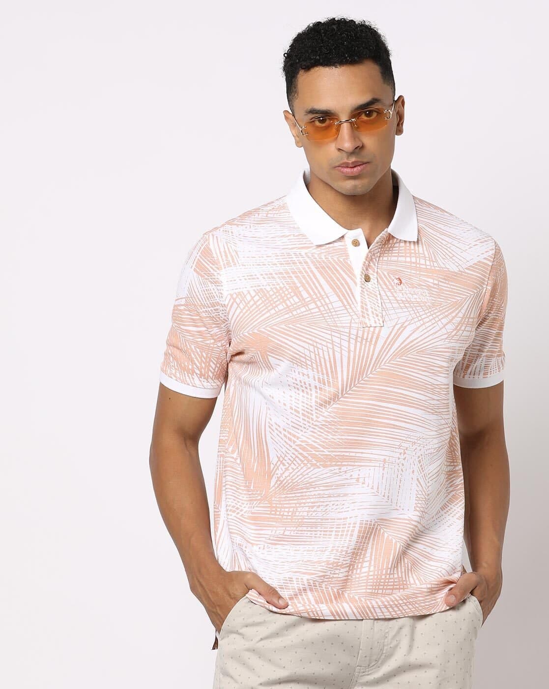 Printed Slim Fit Polo T-Shirt
