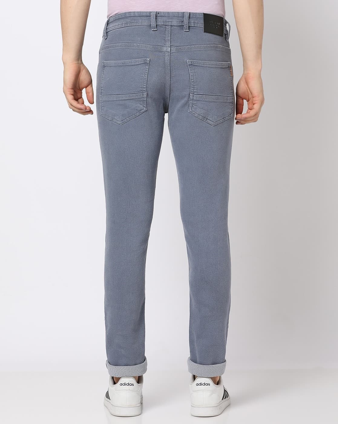 Light-Wash Skinny Fit Jeans