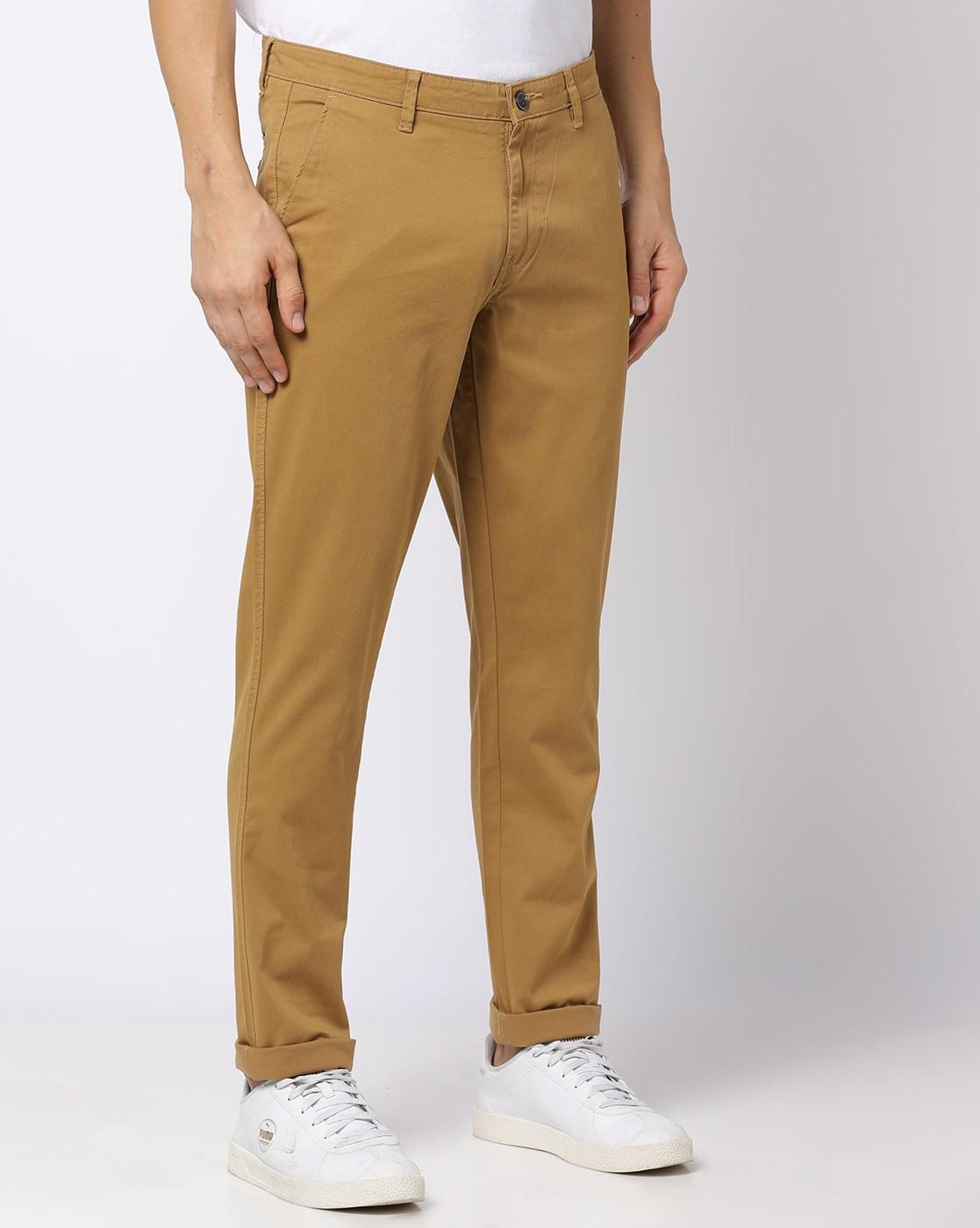 Flat-Front Tapered Fit Chinos