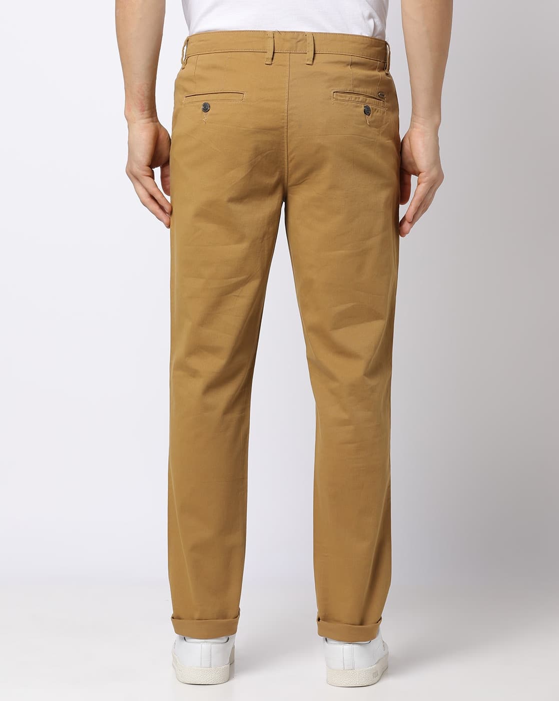 Flat-Front Tapered Fit Chinos