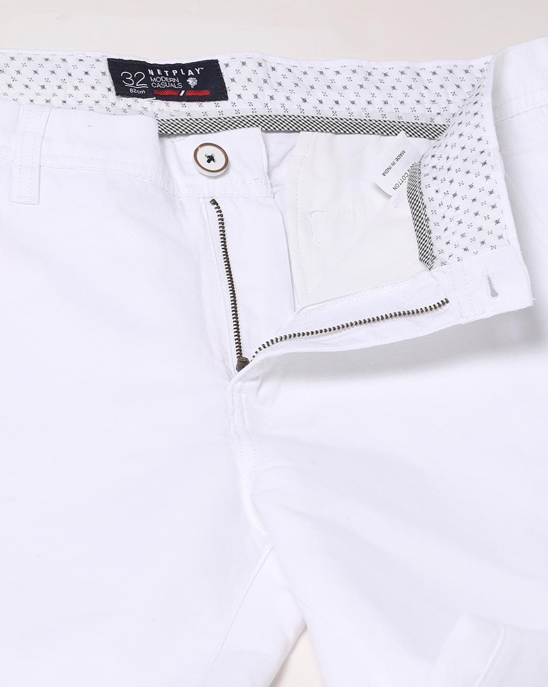 Tapered Fit Trousers with Slip Pockets