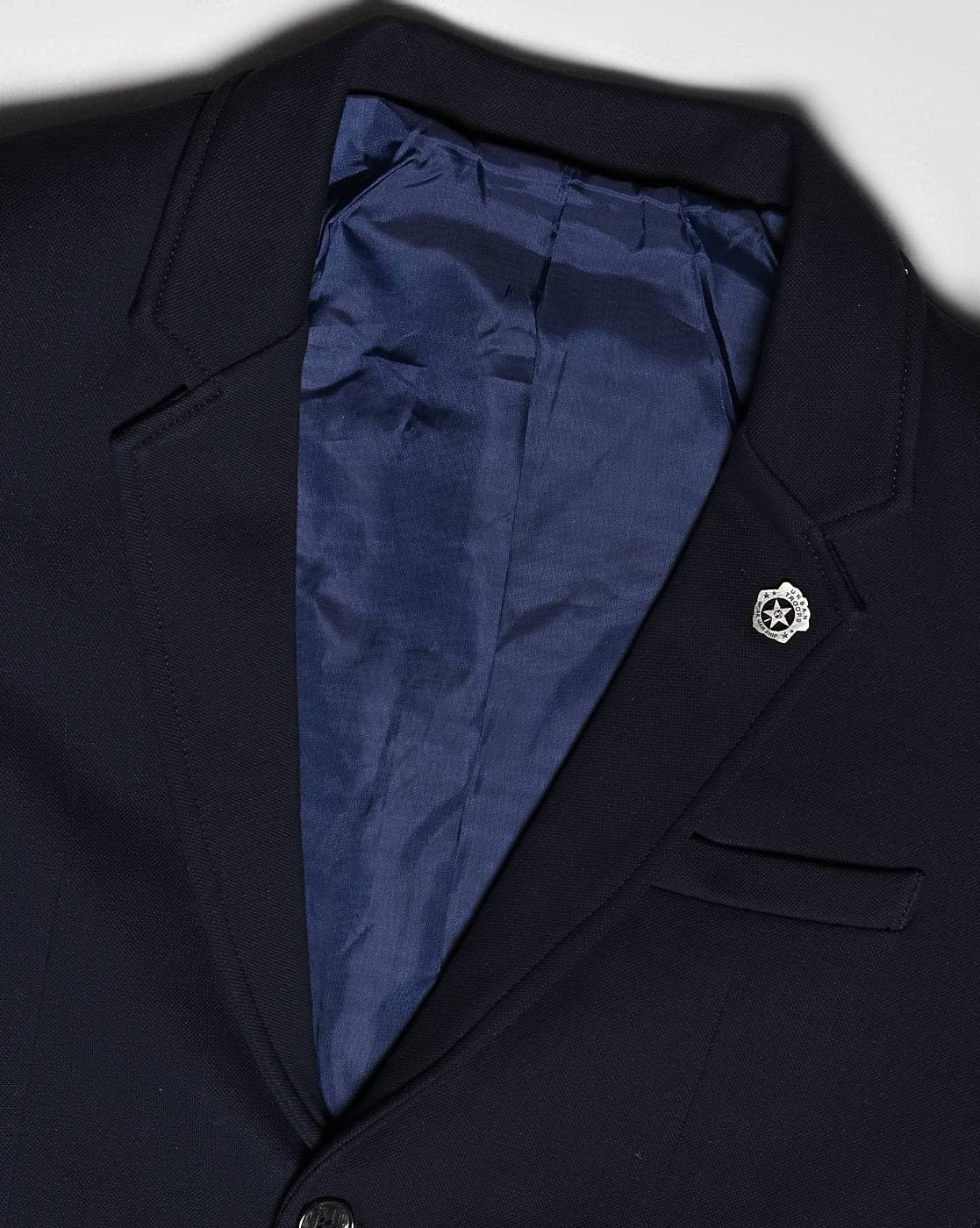 Single-Breasted Blazer with Notched Lapel