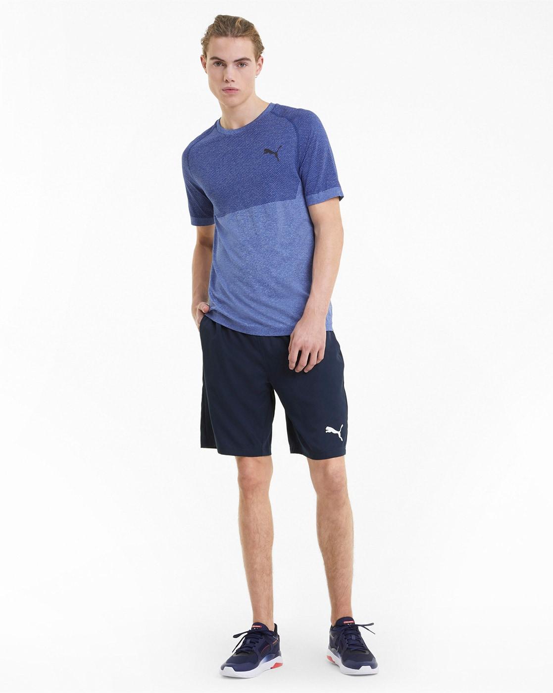 Mid-Rise Shorts with Logo Branding