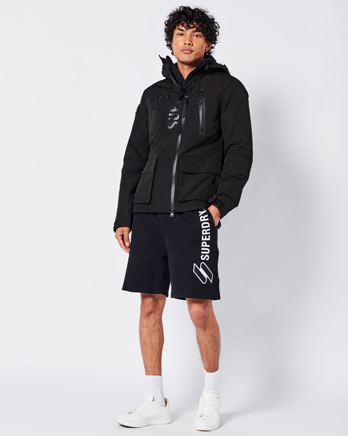 Ultimate Windcheater Zip-Front Hooded Jacket