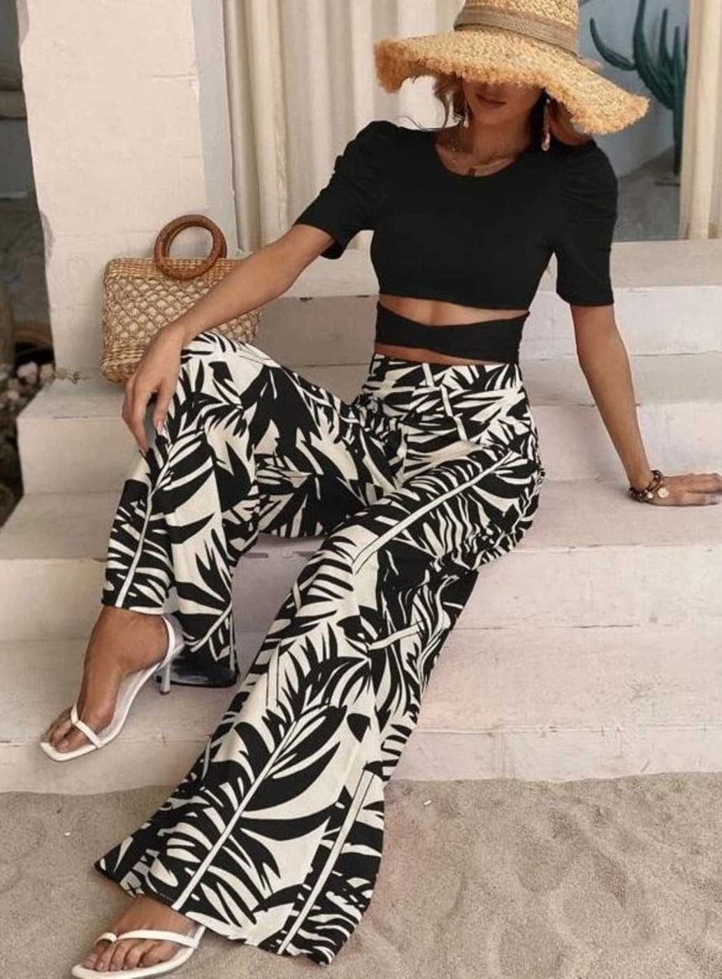 High-Rise Wide Leg Palazzos