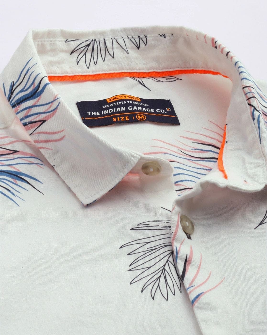INDIAN GARAGE, Printed Slim Fit Shirt