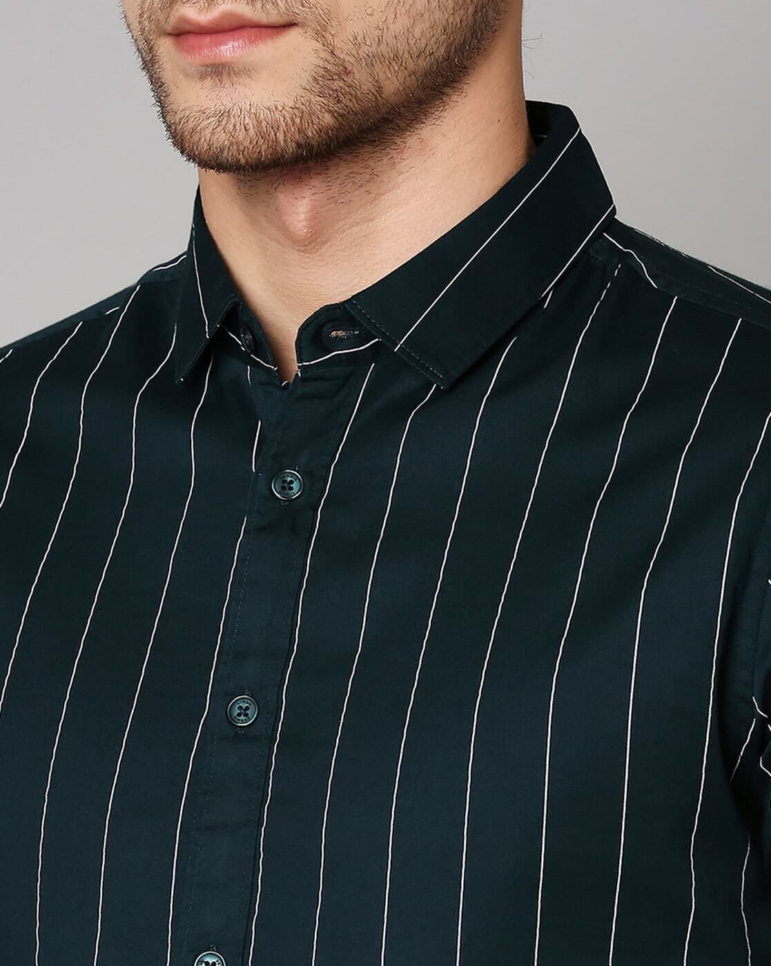 DENNISLINGO Striped Slim Fit Shirt