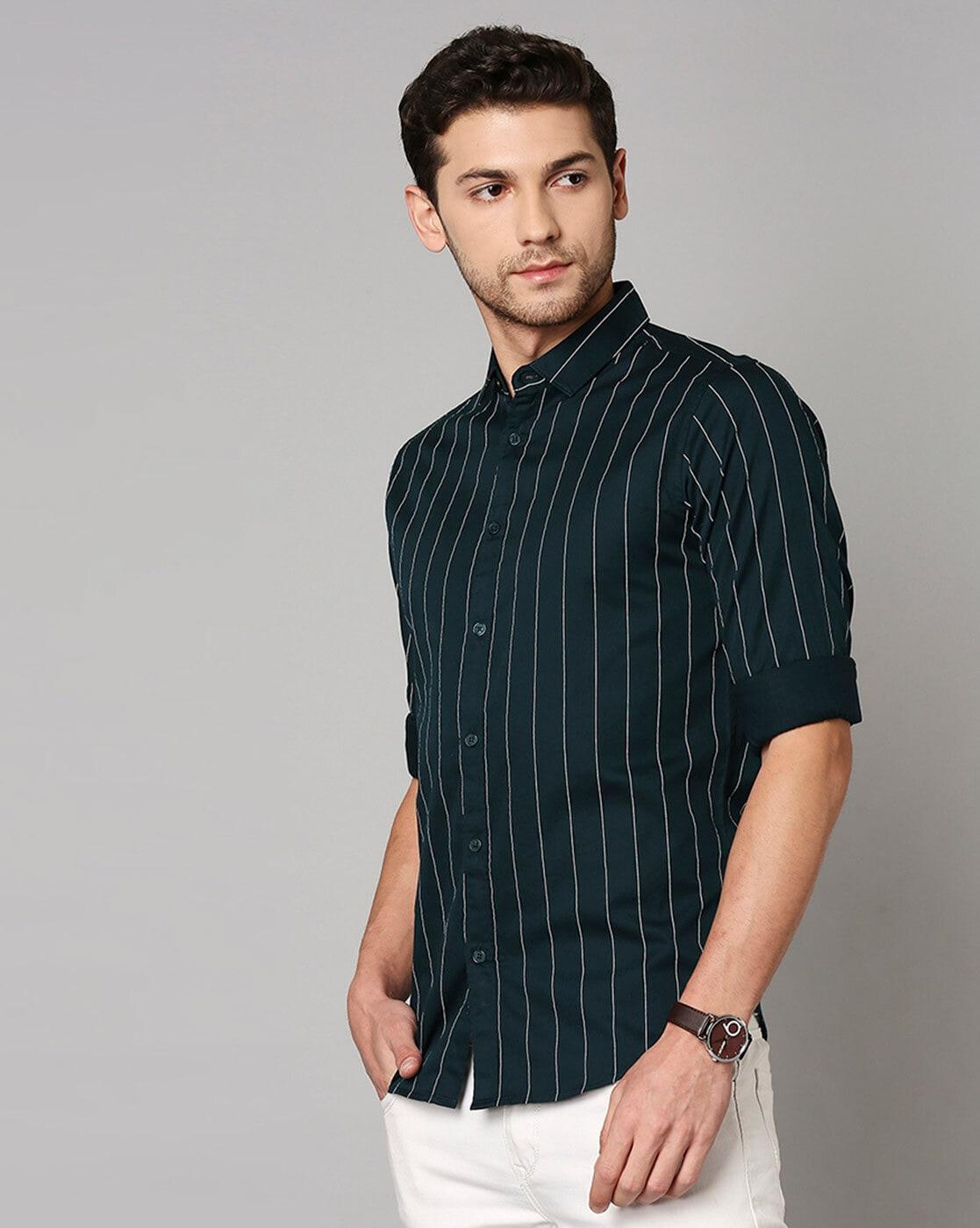 DENNISLINGO Striped Slim Fit Shirt