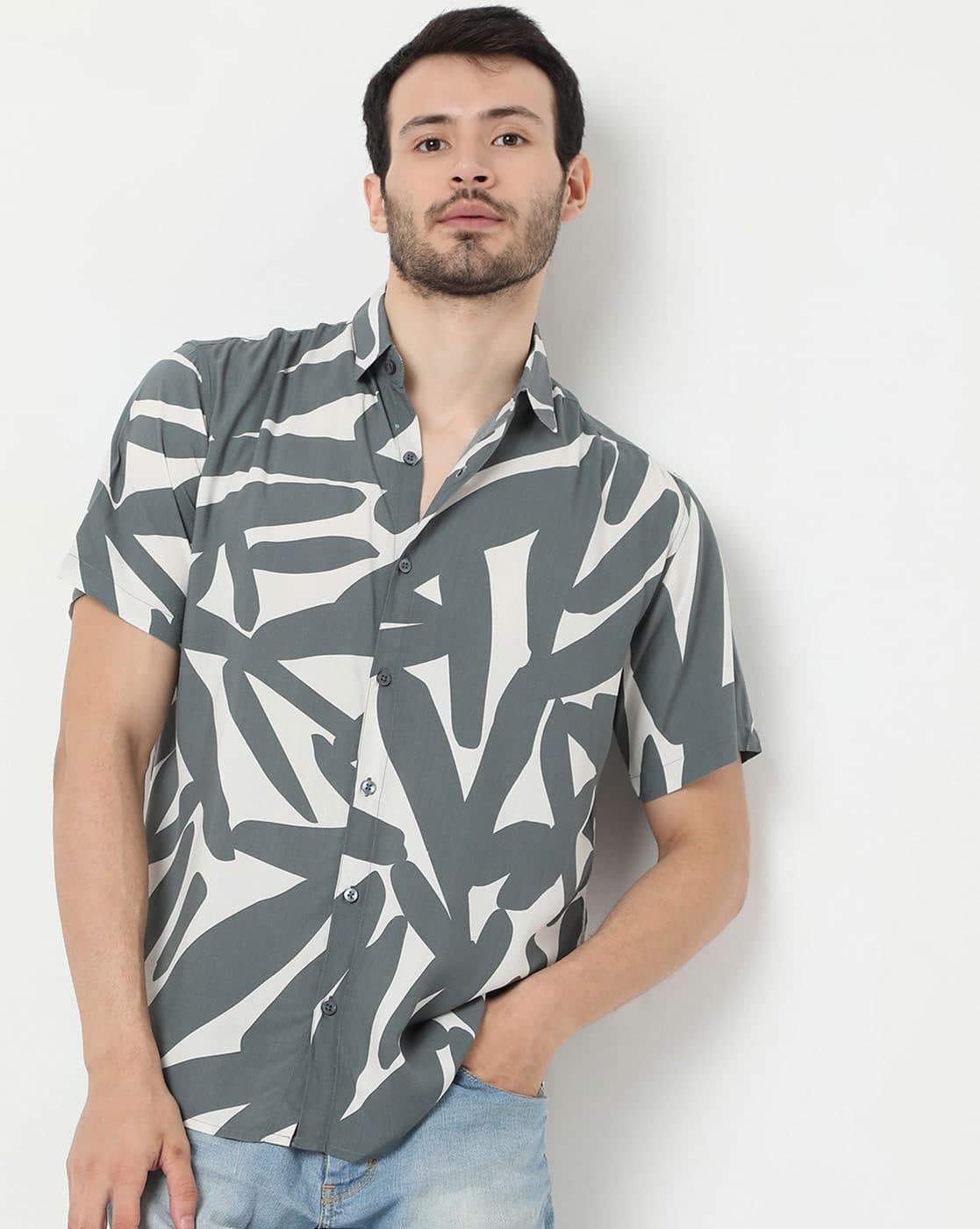 Printed Slim Fit Shirt