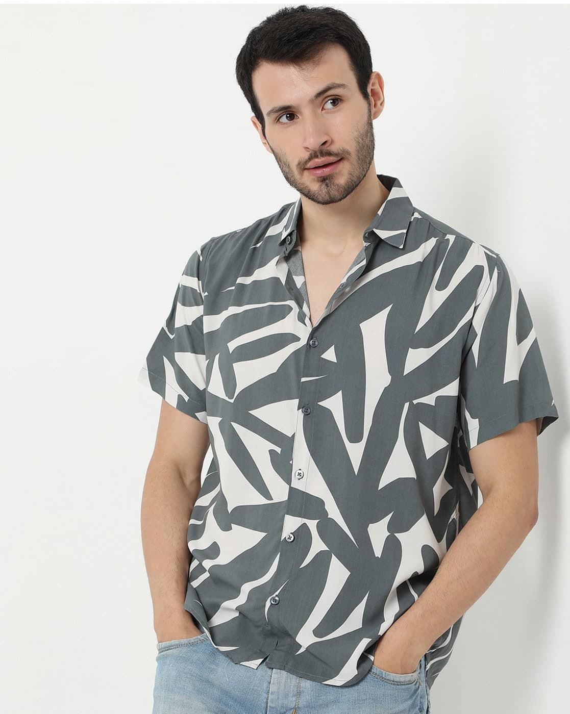 Printed Slim Fit Shirt