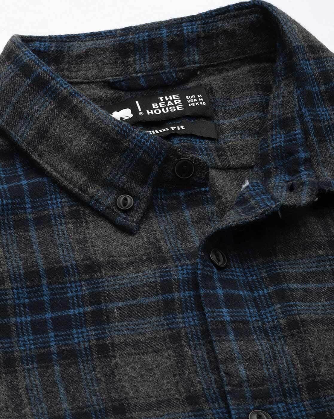 Checked Shirt with Patch Pocket