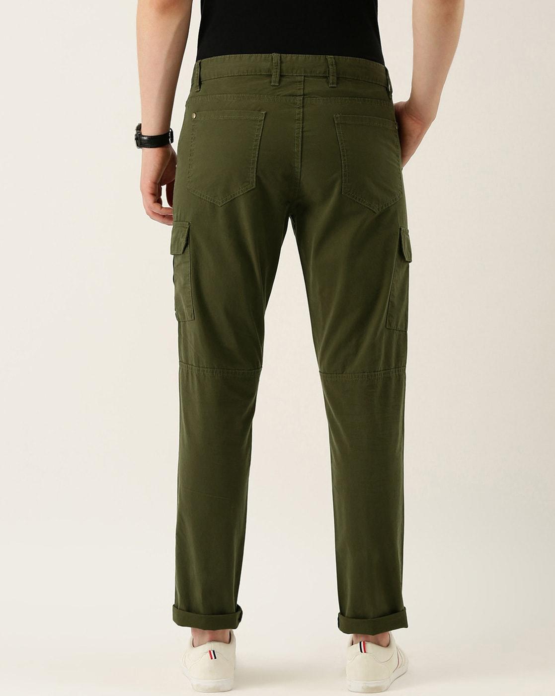 Flat Front Slim Fit Cargo Pants