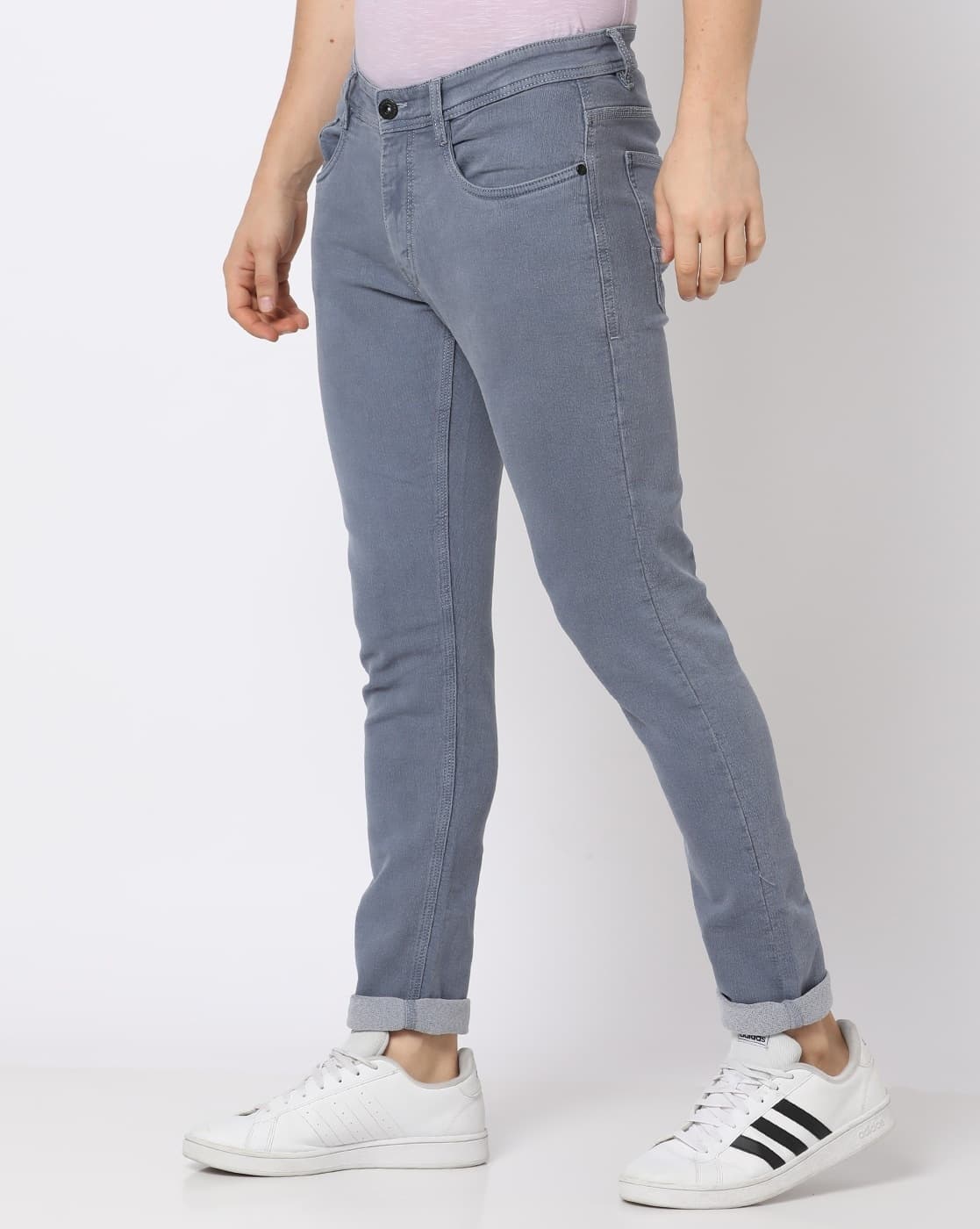 Light-Wash Skinny Fit Jeans