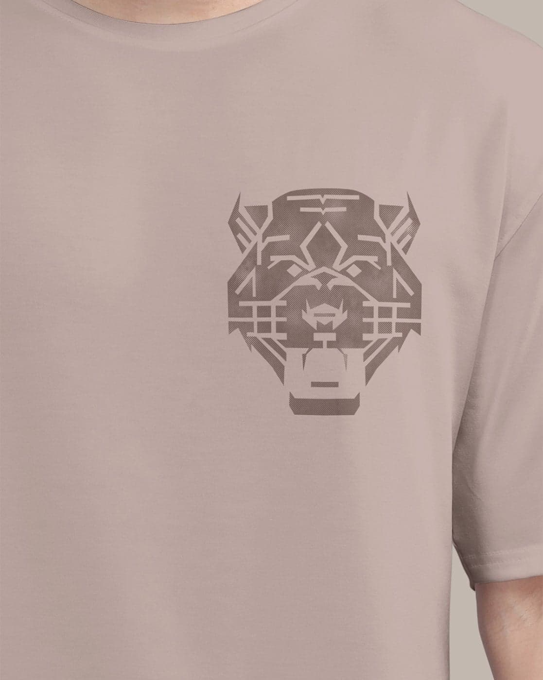 Graphic Print Loose Fit Crew-Neck T-Shirt